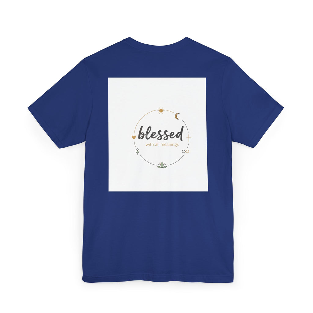 Blessed Mama T-Shirt — Minimal Spiritual 'Blessed' Mother's Day Tee