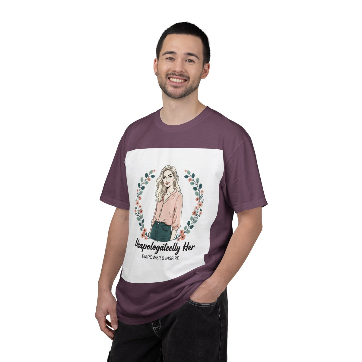 Unapologetically Her T-Shirt — Empowering Feminine Graphic Tee ("Unapologetically Her: Empower & Inspire")