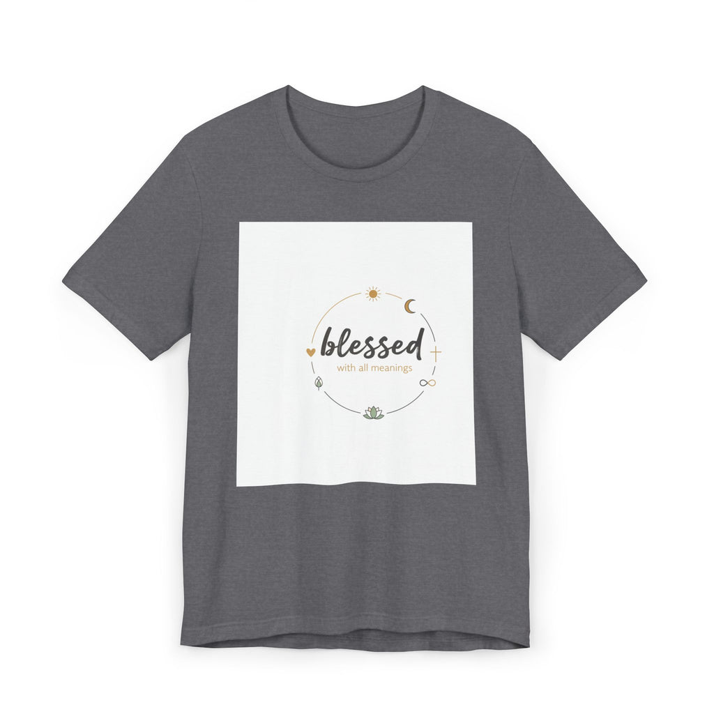 Blessed Mama T-Shirt — Minimal Spiritual 'Blessed' Mother's Day Tee