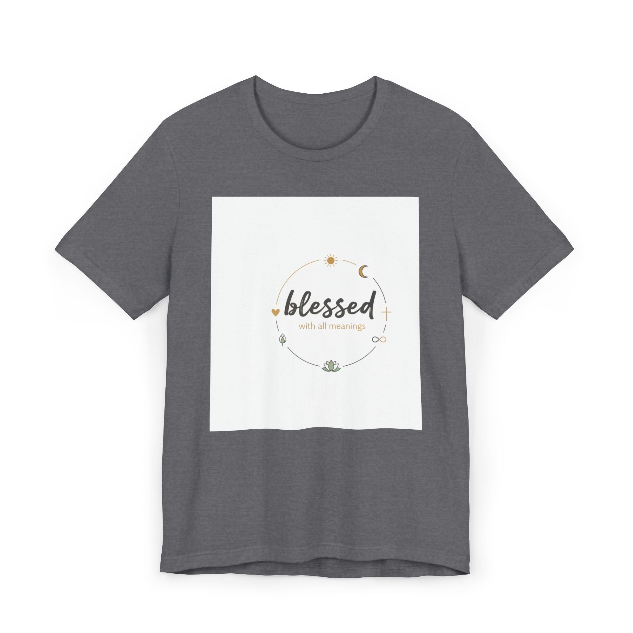 Blessed Mama T-Shirt — Minimal Spiritual 'Blessed' Mother's Day Tee