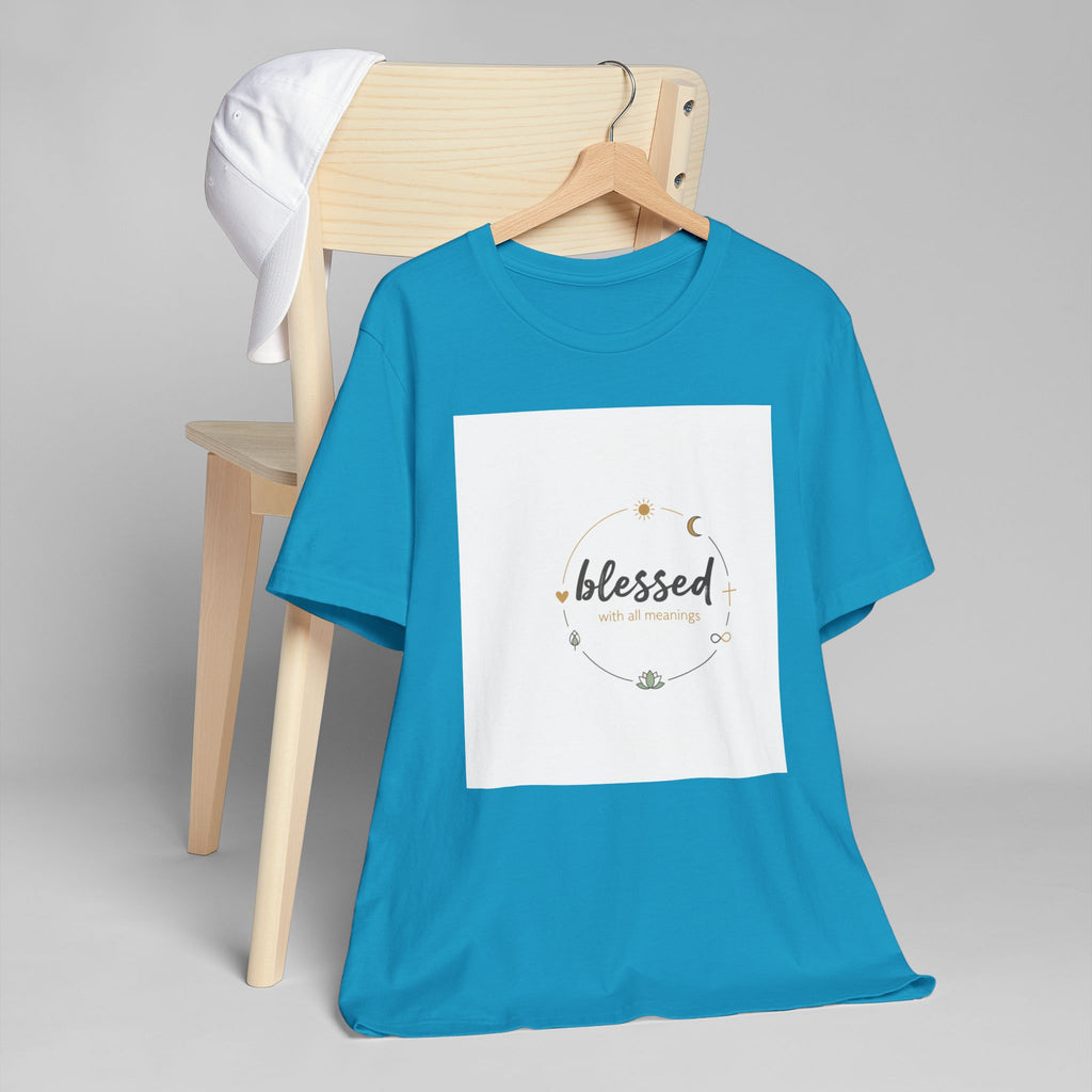 Blessed Mama T-Shirt — Minimal Spiritual 'Blessed' Mother's Day Tee