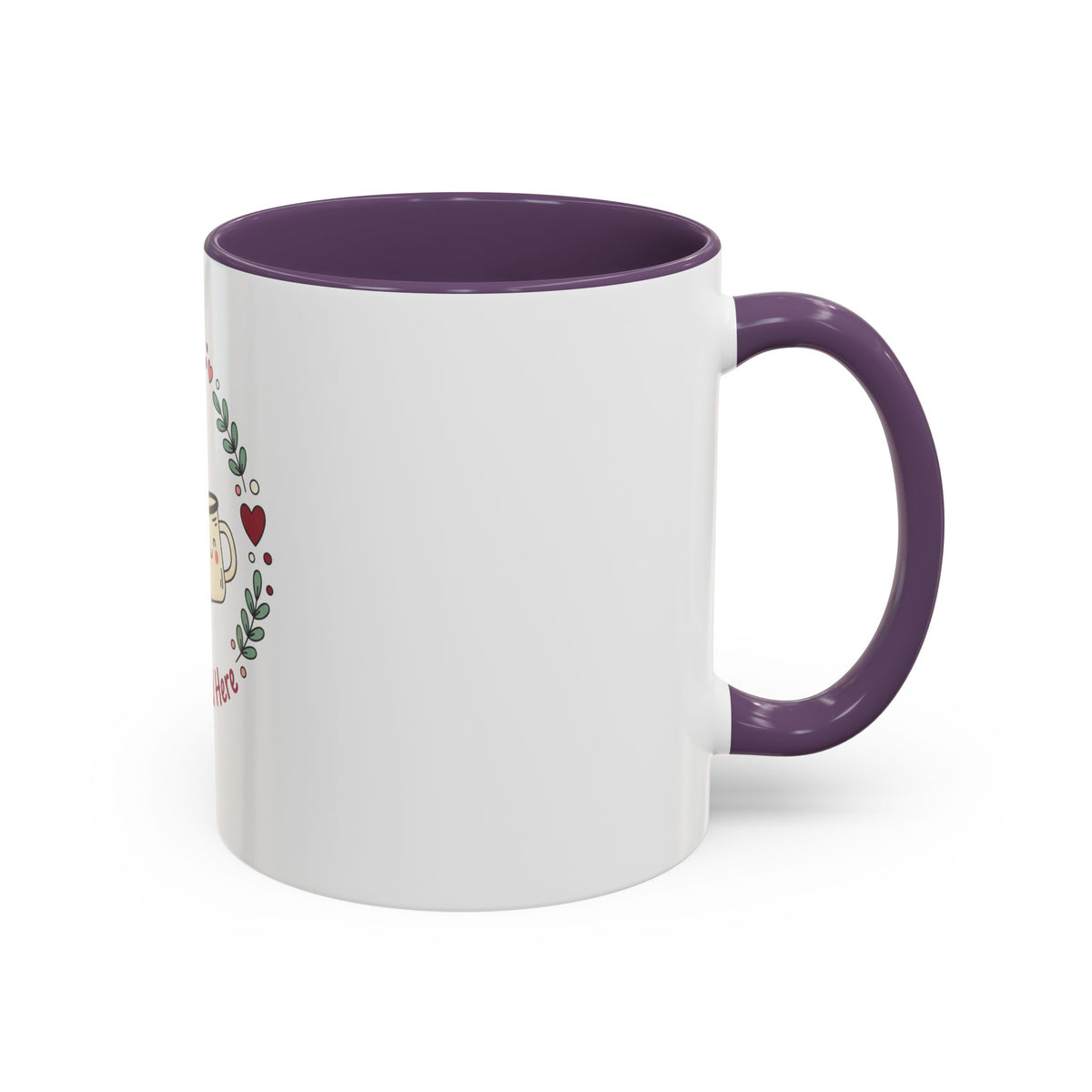 Love Brewed Here Coffee Mug — Cute Kawaii Couples Mug (11/15oz)