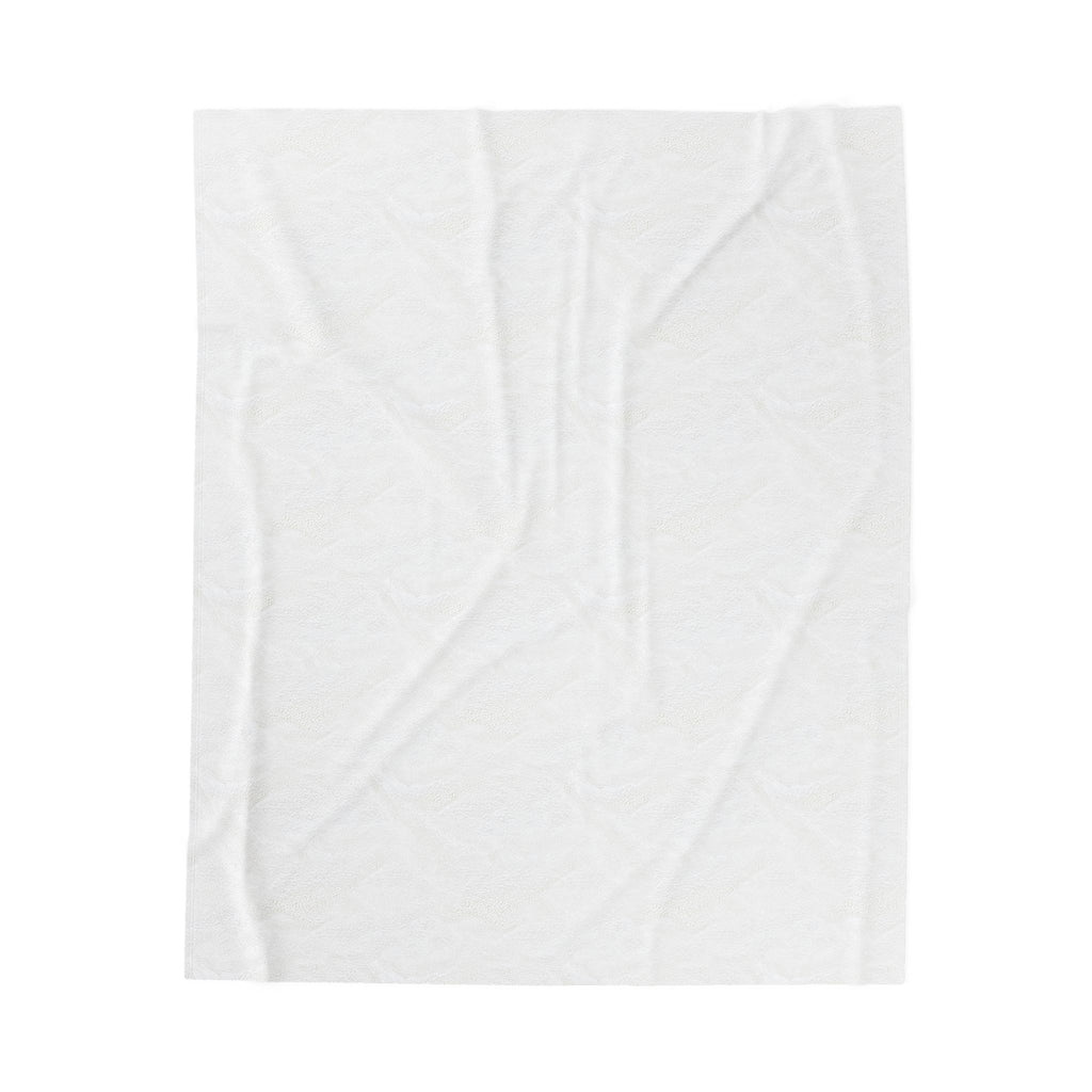 Bed Wine & Blue Velveteen Plush Blanket — Patriotic Wine Lover Throw