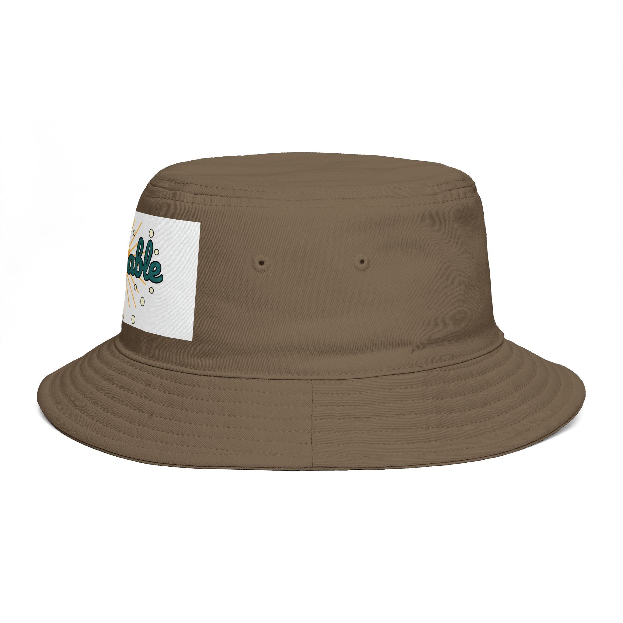 Enjoyable Retro Sunburst Bucket Hat – Casual Outdoor Summer Accessory