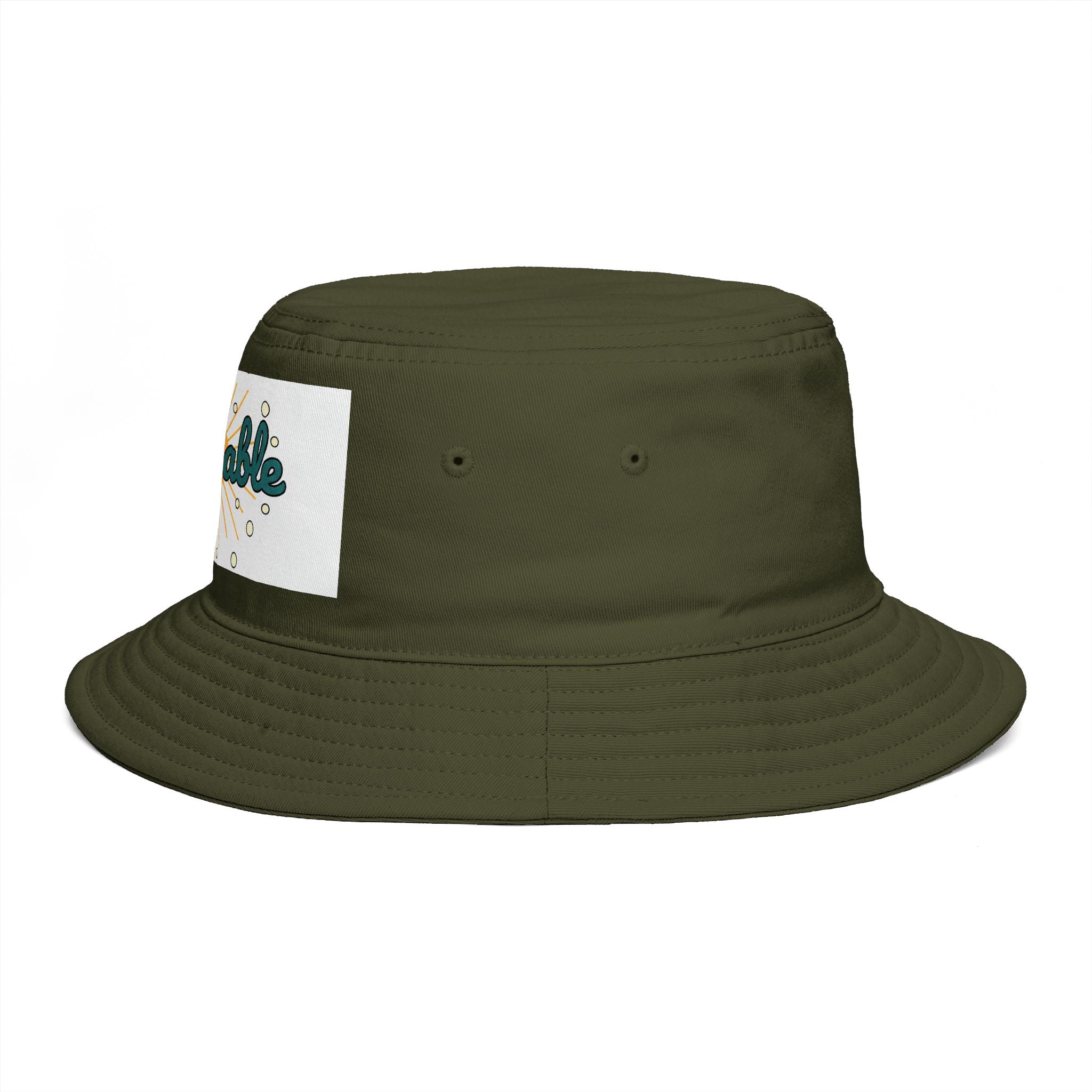 Enjoyable Retro Sunburst Bucket Hat – Casual Outdoor Summer Accessory