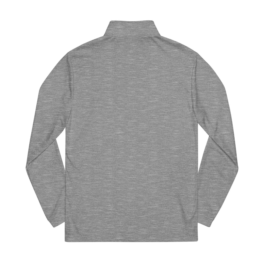 Embroidered Quarter-Zip Pullover