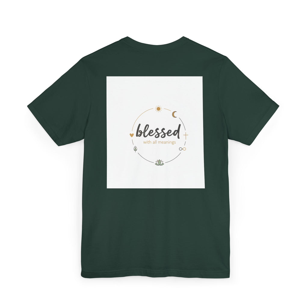 Blessed Mama T-Shirt — Minimal Spiritual 'Blessed' Mother's Day Tee