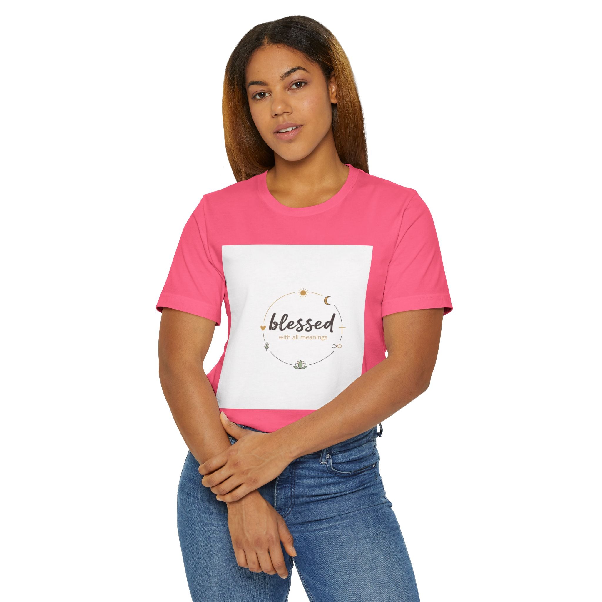 Blessed Mama T-Shirt — Minimal Spiritual 'Blessed' Mother's Day Tee