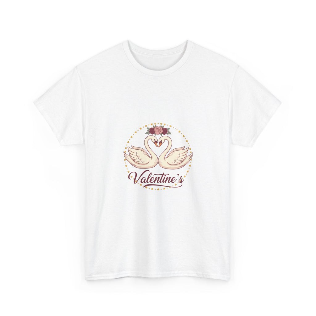 Valentine's Swan Heart T-Shirt