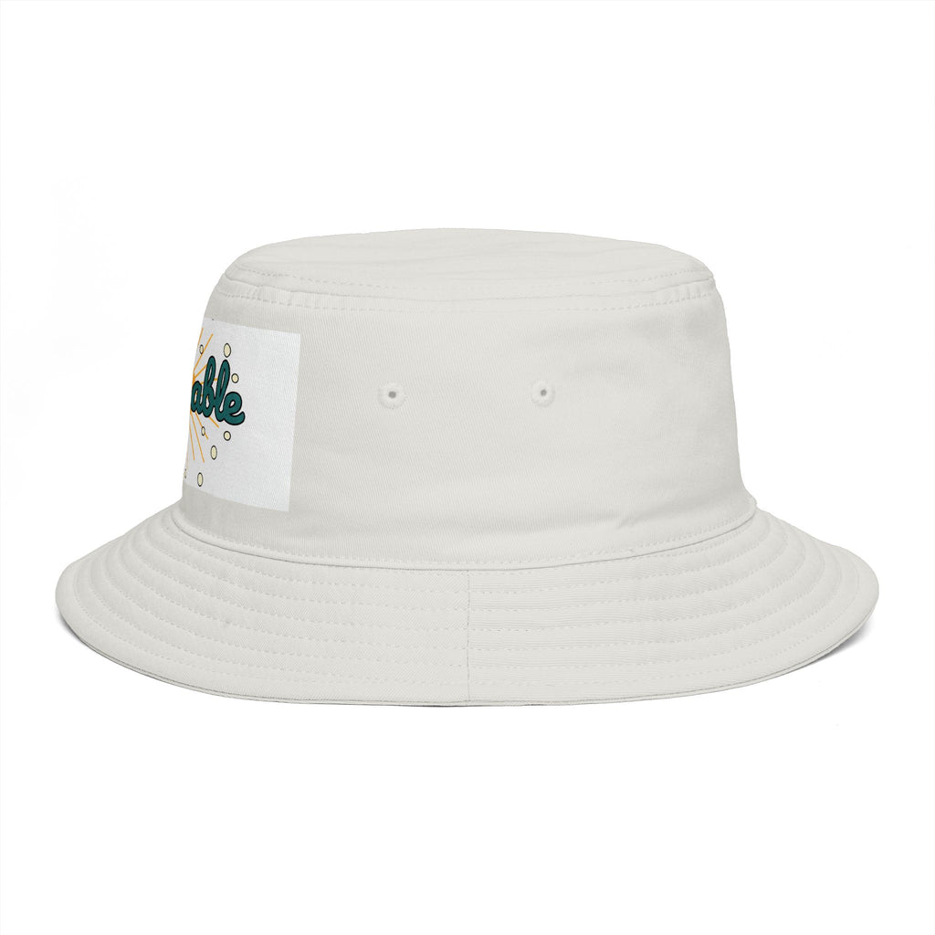 Enjoyable Retro Sunburst Bucket Hat – Casual Outdoor Summer Accessory