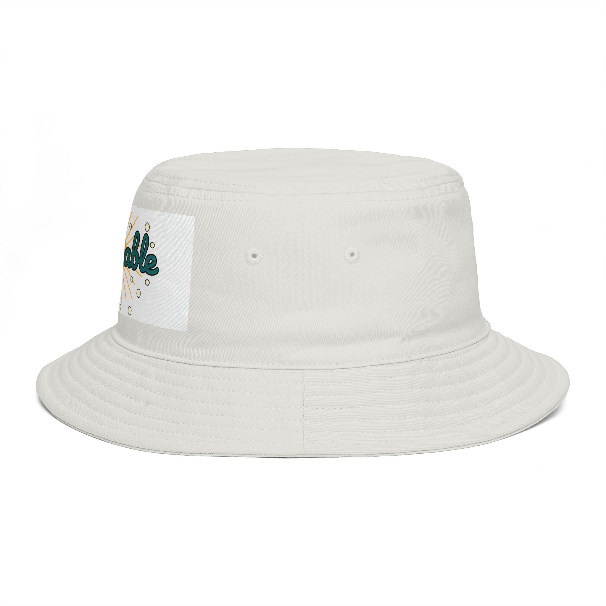 Enjoyable Retro Sunburst Bucket Hat – Casual Outdoor Summer Accessory