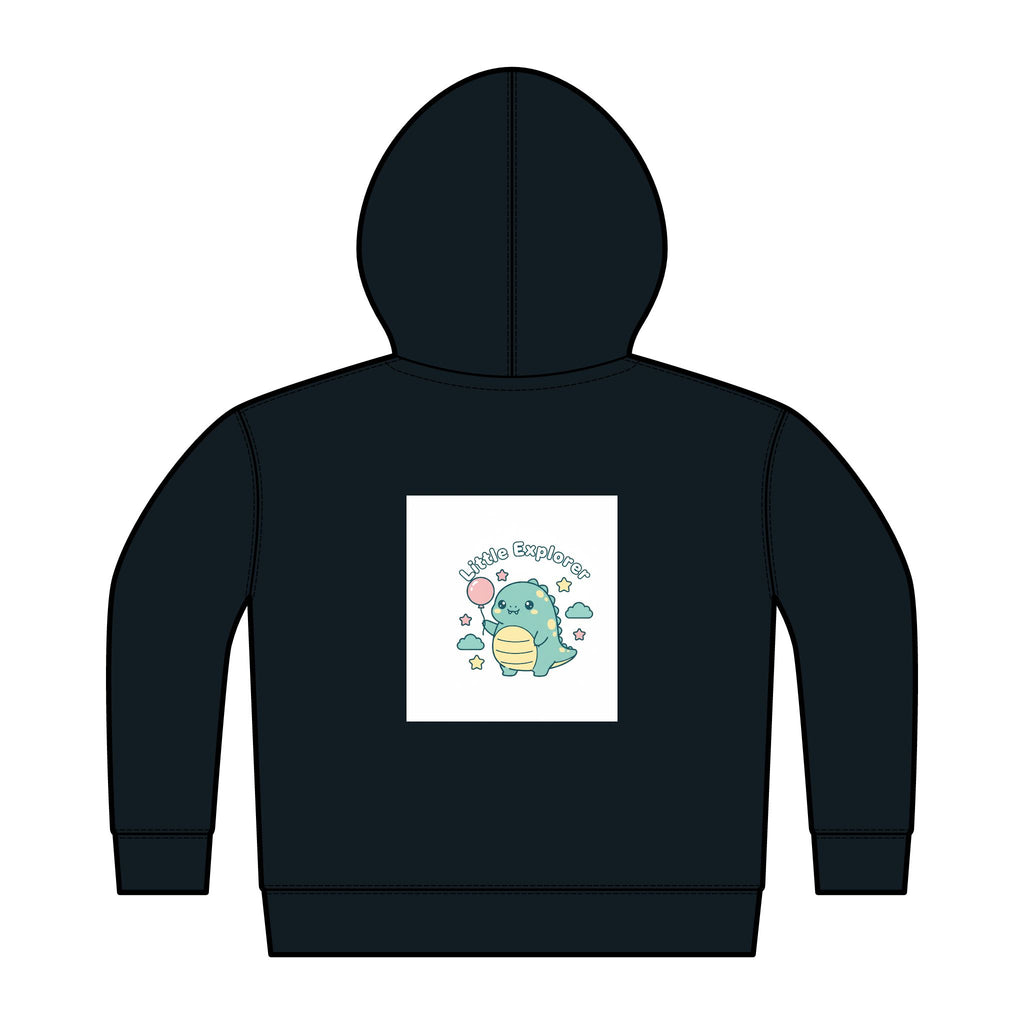 Toddler Hoodie – 'Dino Best Buddies' Full-Zip Fleece with Cute Dinosaur Graphic