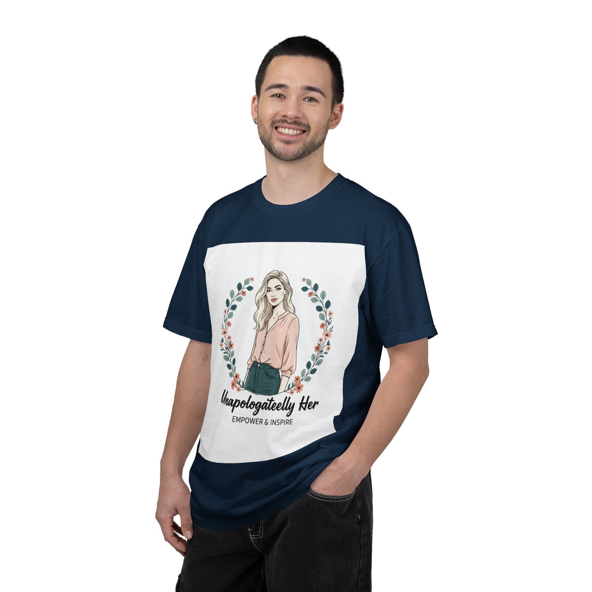 Unapologetically Her T-Shirt — Empowering Feminine Graphic Tee ("Unapologetically Her: Empower & Inspire")