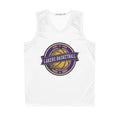 White tank top with Lakers Basketball logo on a white background
