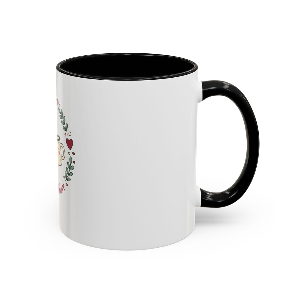 Love Brewed Here Coffee Mug — Cute Kawaii Couples Mug (11/15oz)