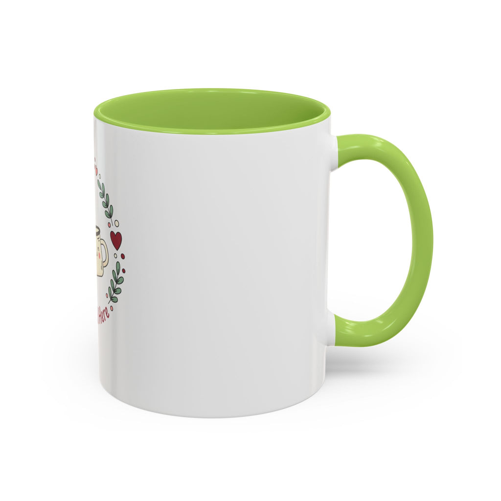 Love Brewed Here Coffee Mug — Cute Kawaii Couples Mug (11/15oz)