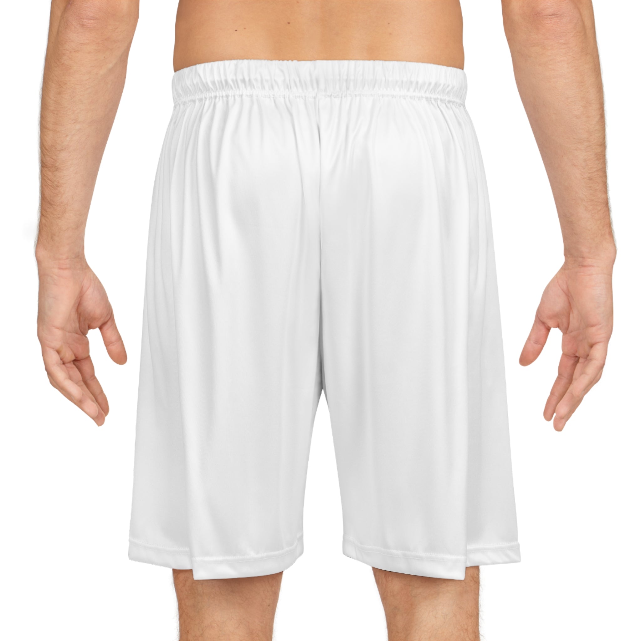 Lakers Basketball Logo Athletic Shorts — All-Over Print