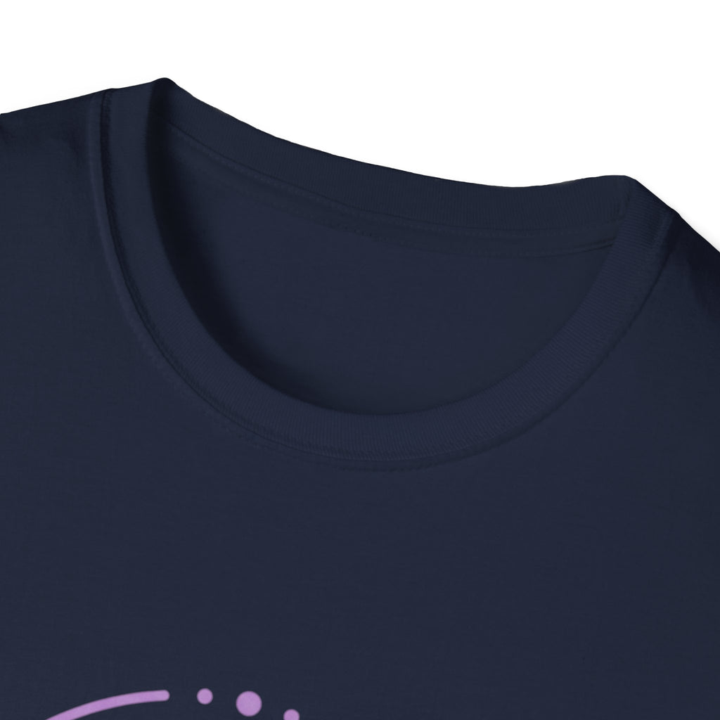 Epilepsy Awareness T-Shirt — Purple Ribbon Brain Design