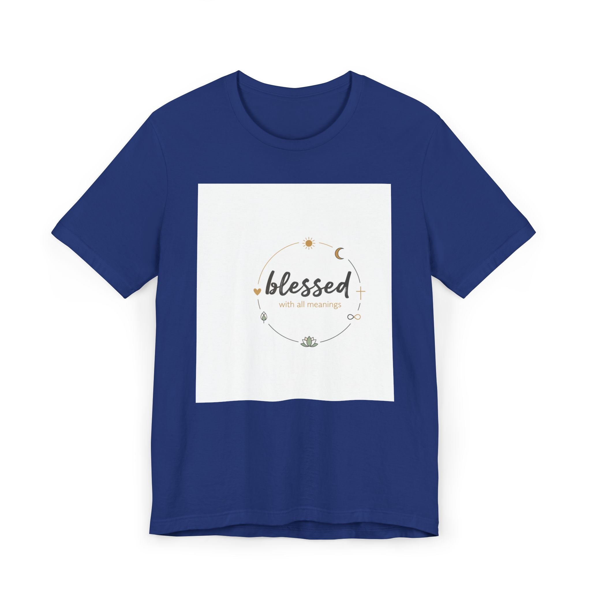 Blessed Mama T-Shirt — Minimal Spiritual 'Blessed' Mother's Day Tee