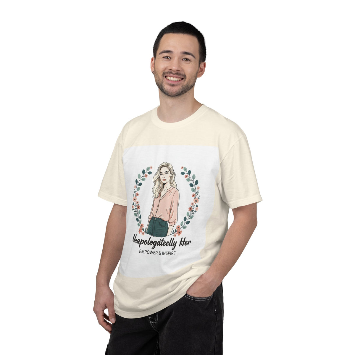 Unapologetically Her T-Shirt — Empowering Feminine Graphic Tee ("Unapologetically Her: Empower & Inspire")