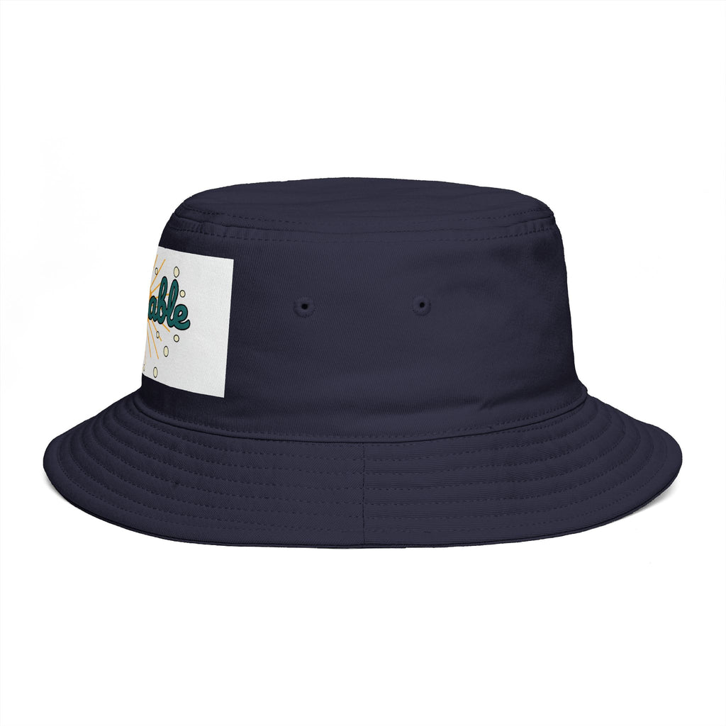 Enjoyable Retro Sunburst Bucket Hat – Casual Outdoor Summer Accessory