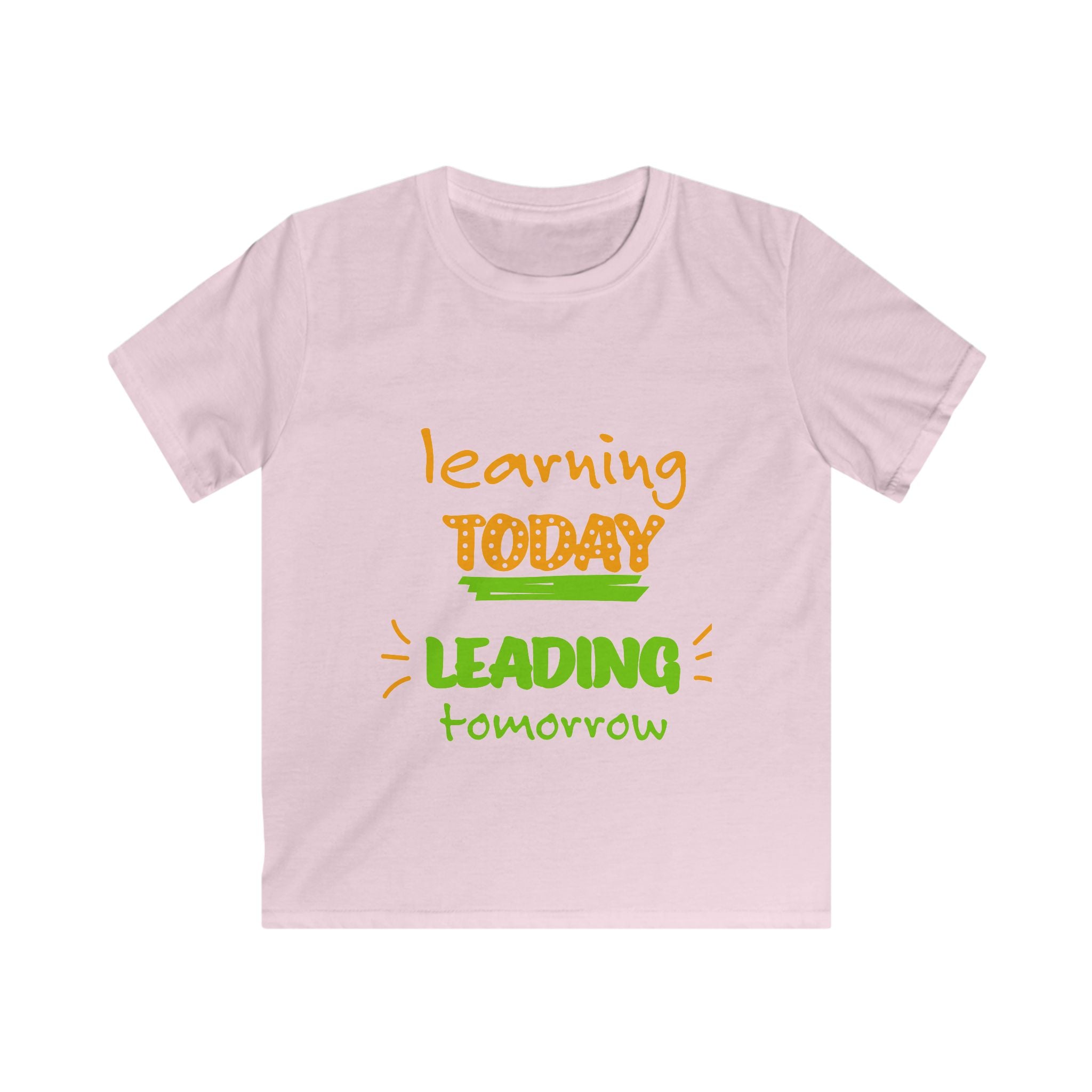Learning Today Leading Tomorrow Kids T-Shirt — Back-to-School Shirt for Young Leaders