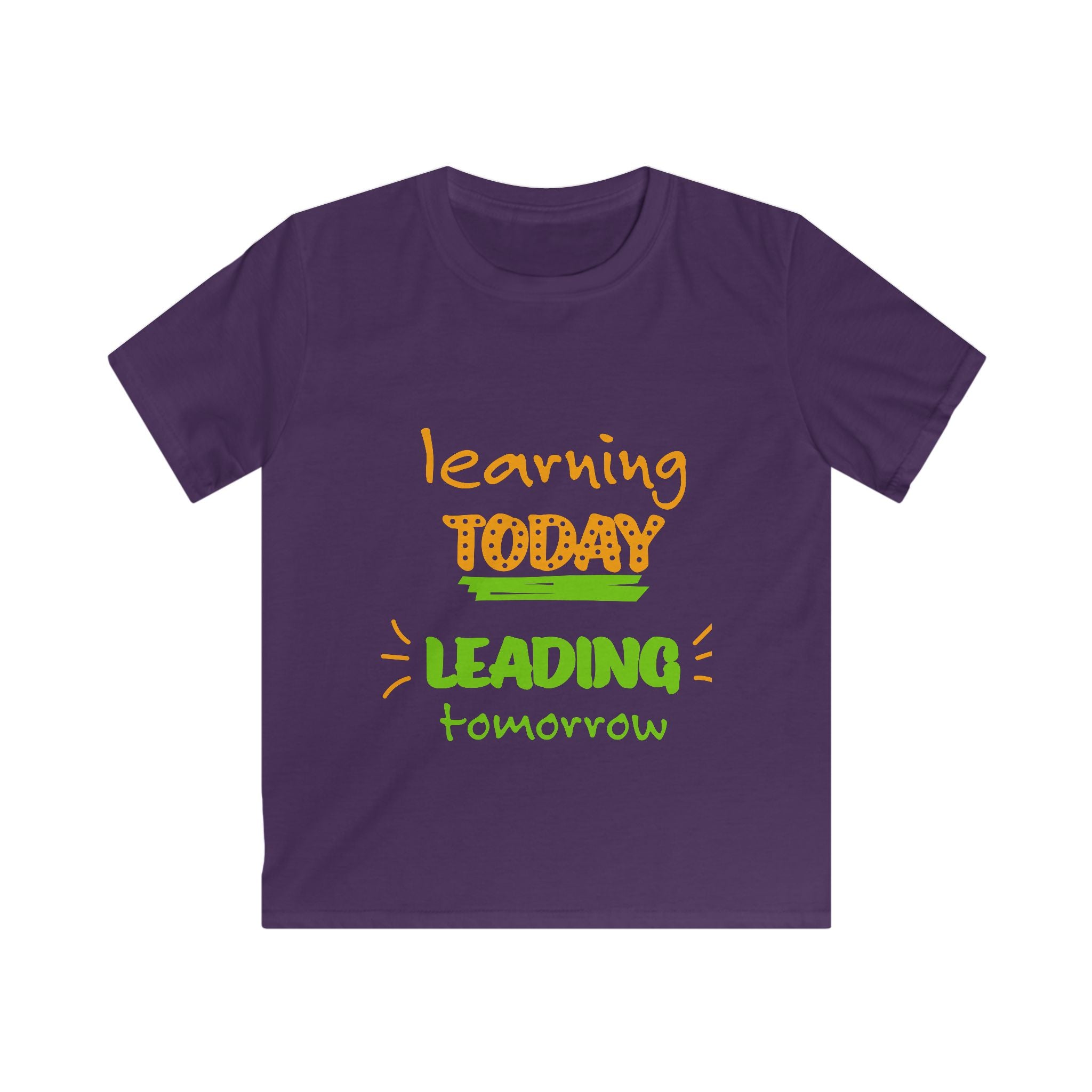 Learning Today Leading Tomorrow Kids T-Shirt — Back-to-School Shirt for Young Leaders
