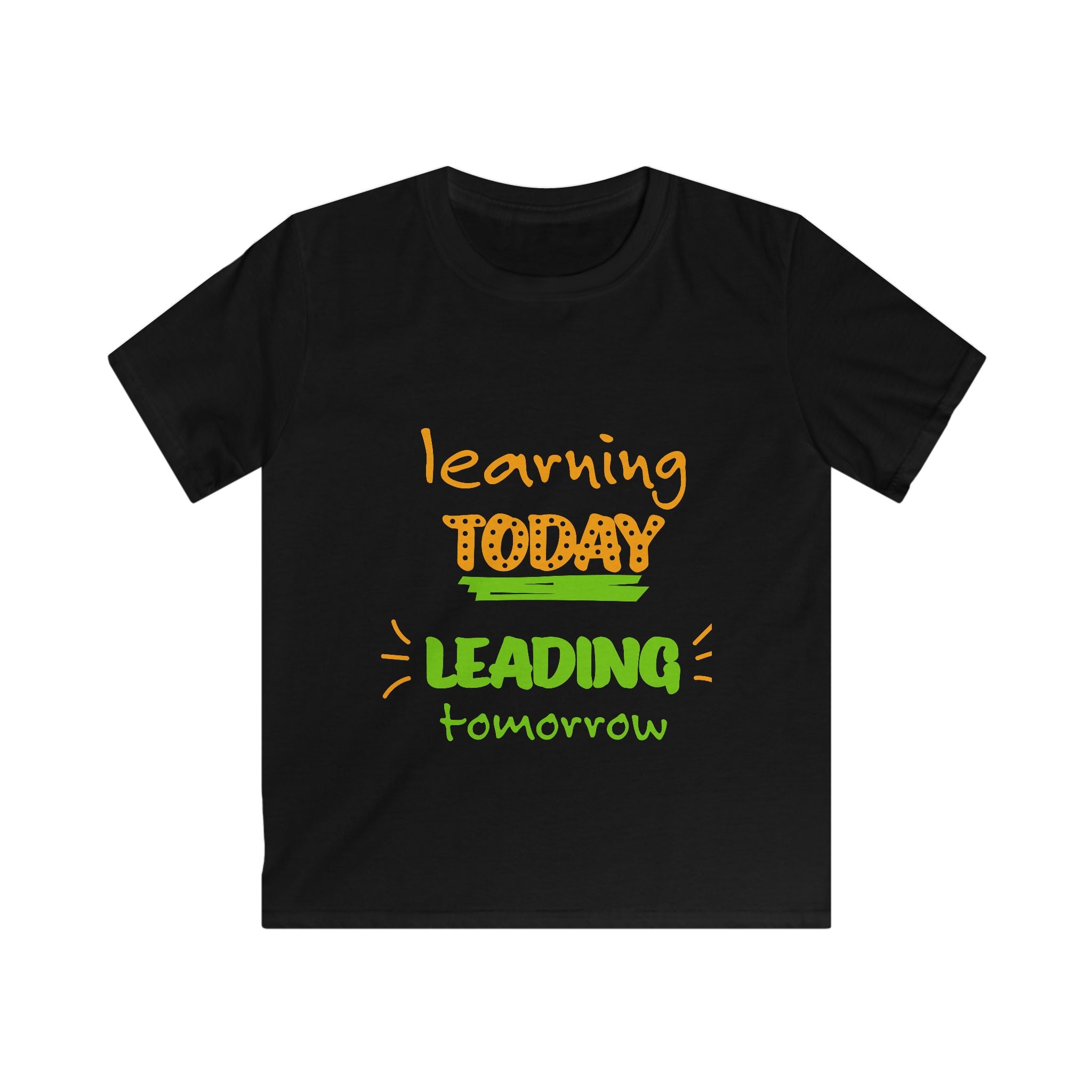 Learning Today Leading Tomorrow Kids T-Shirt — Back-to-School Shirt for Young Leaders
