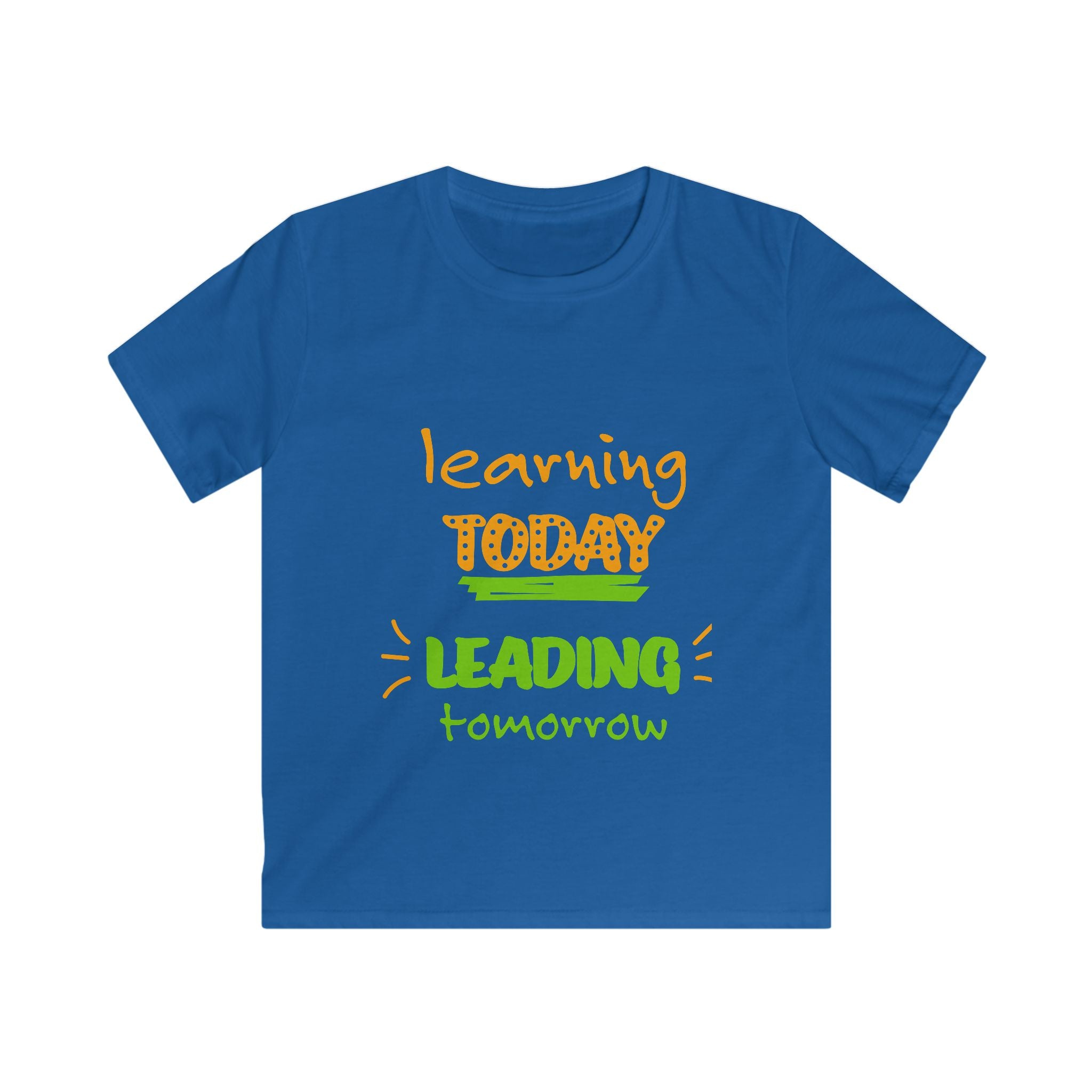 Learning Today Leading Tomorrow Kids T-Shirt — Back-to-School Shirt for Young Leaders