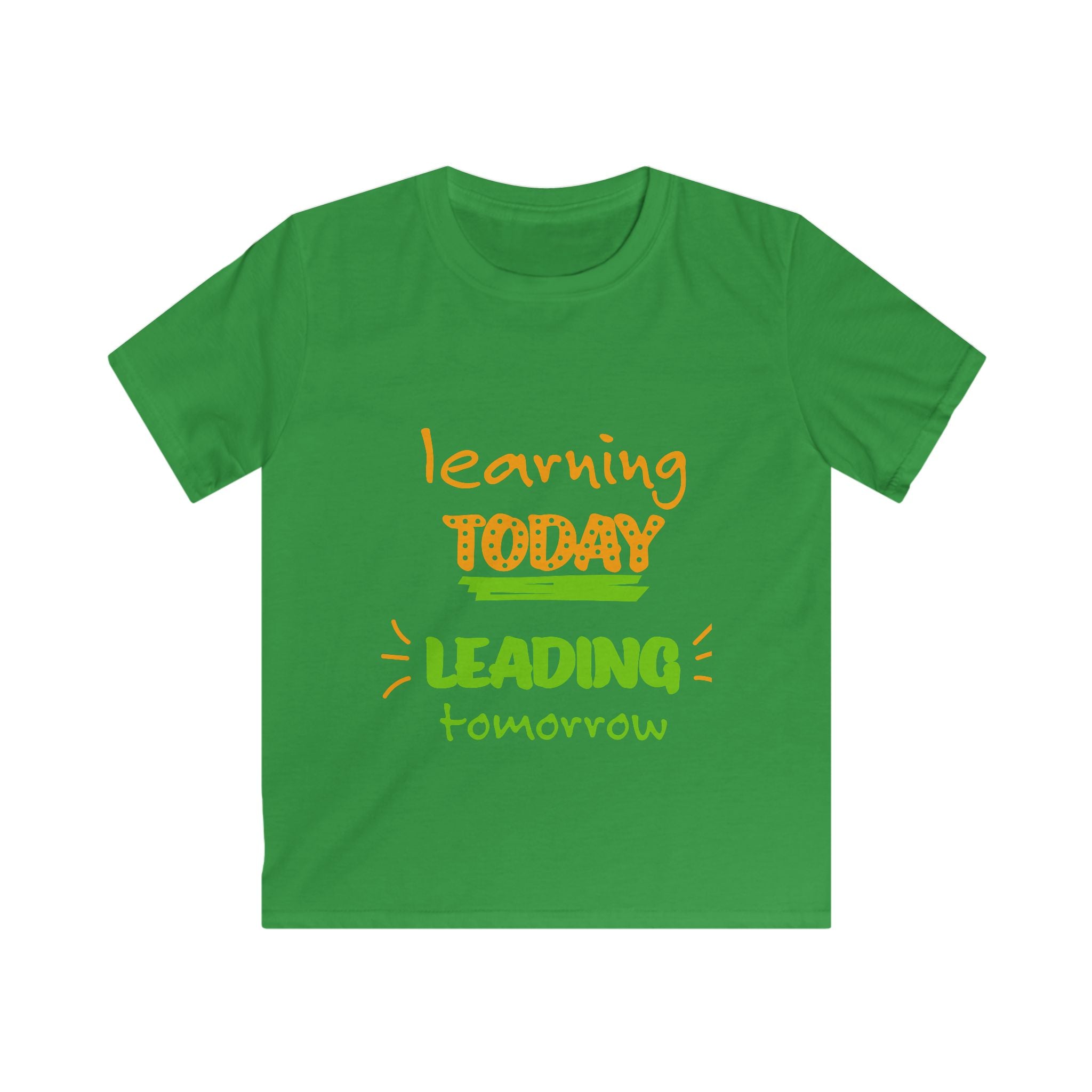 Learning Today Leading Tomorrow Kids T-Shirt — Back-to-School Shirt for Young Leaders