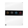 Wrapping Paper - Metallic Snowflake Border Gift Wrap (Holiday Christmas Winter)