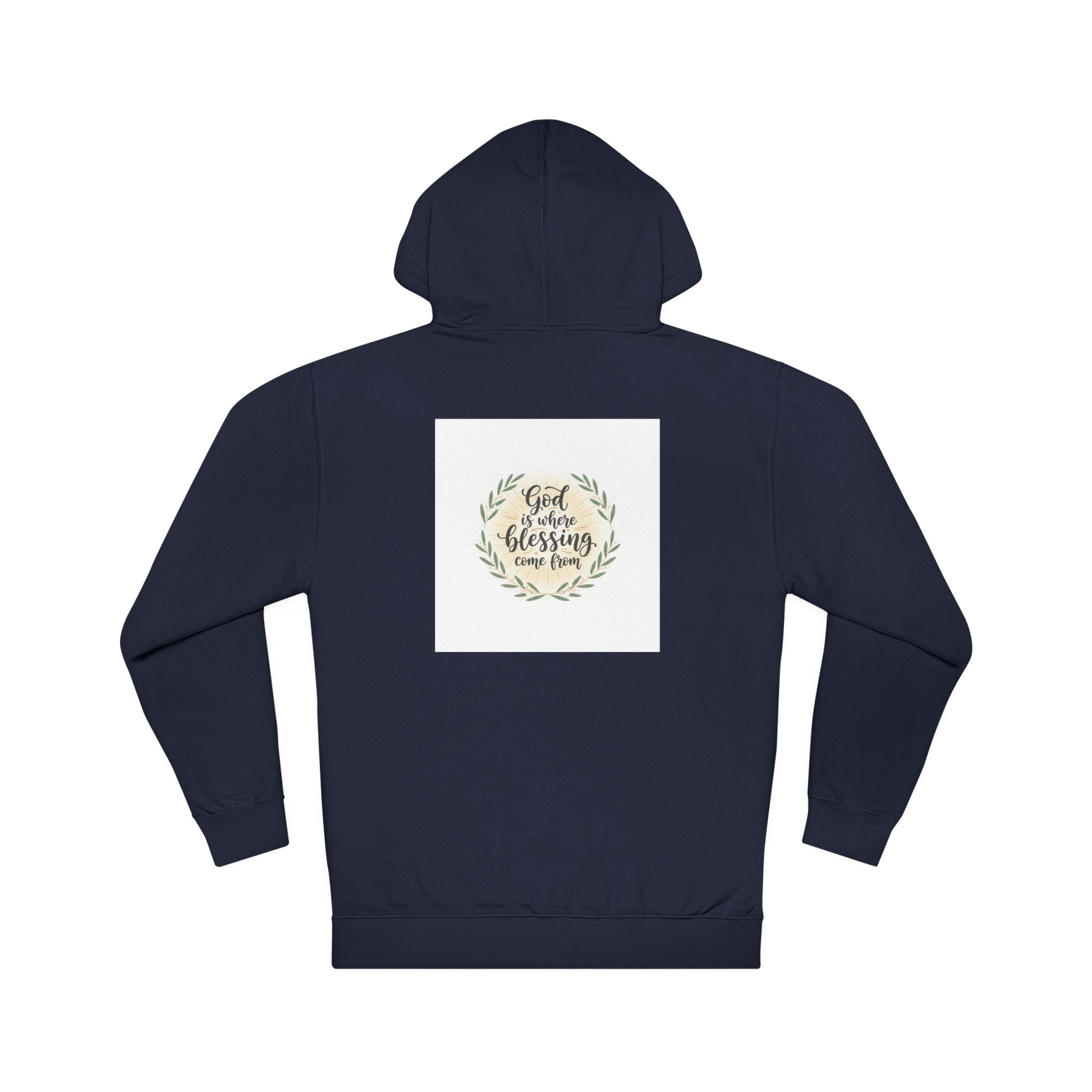 God Is My Blessing Hoodie — Faith-Based Wreath Pullover