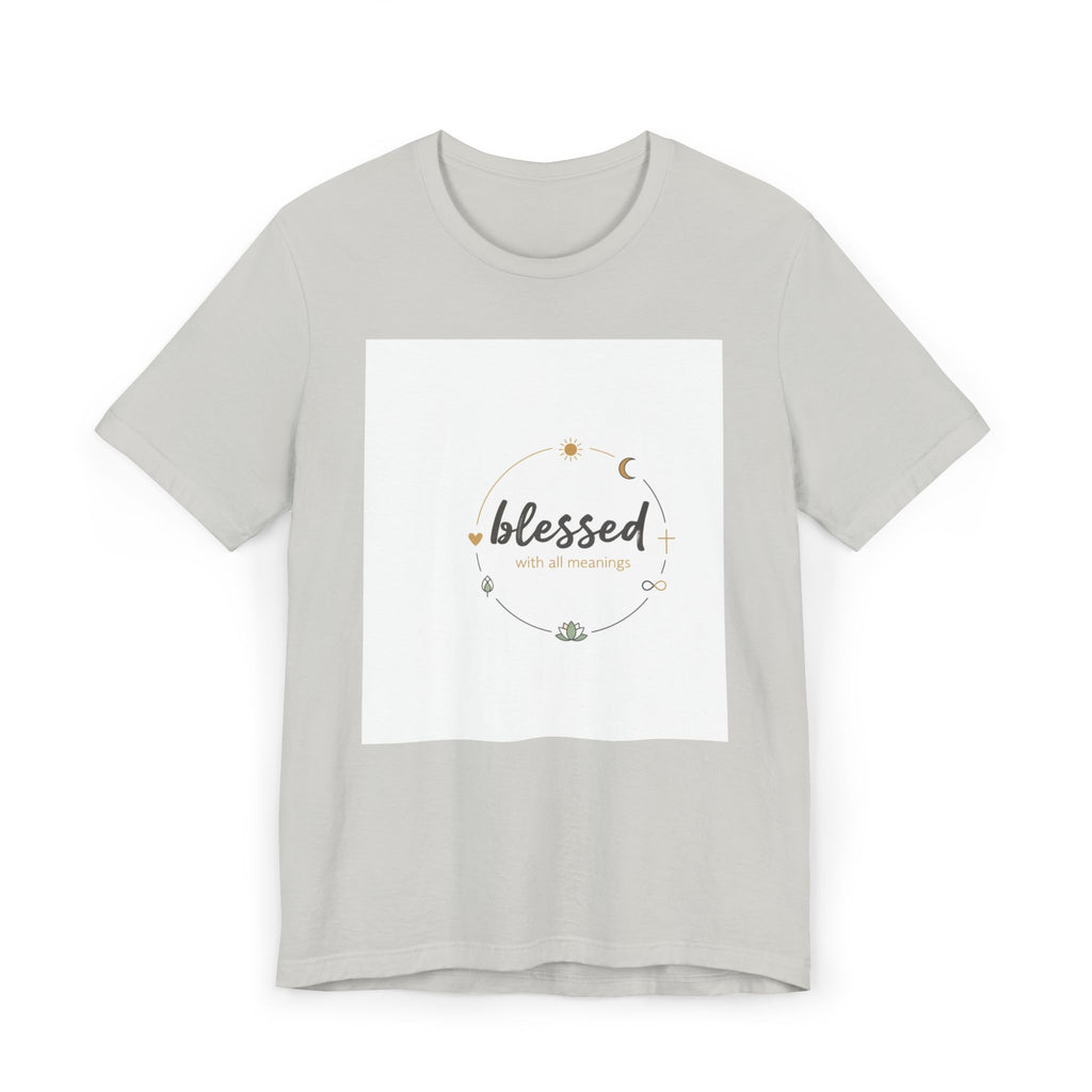 Blessed Mama T-Shirt — Minimal Spiritual 'Blessed' Mother's Day Tee