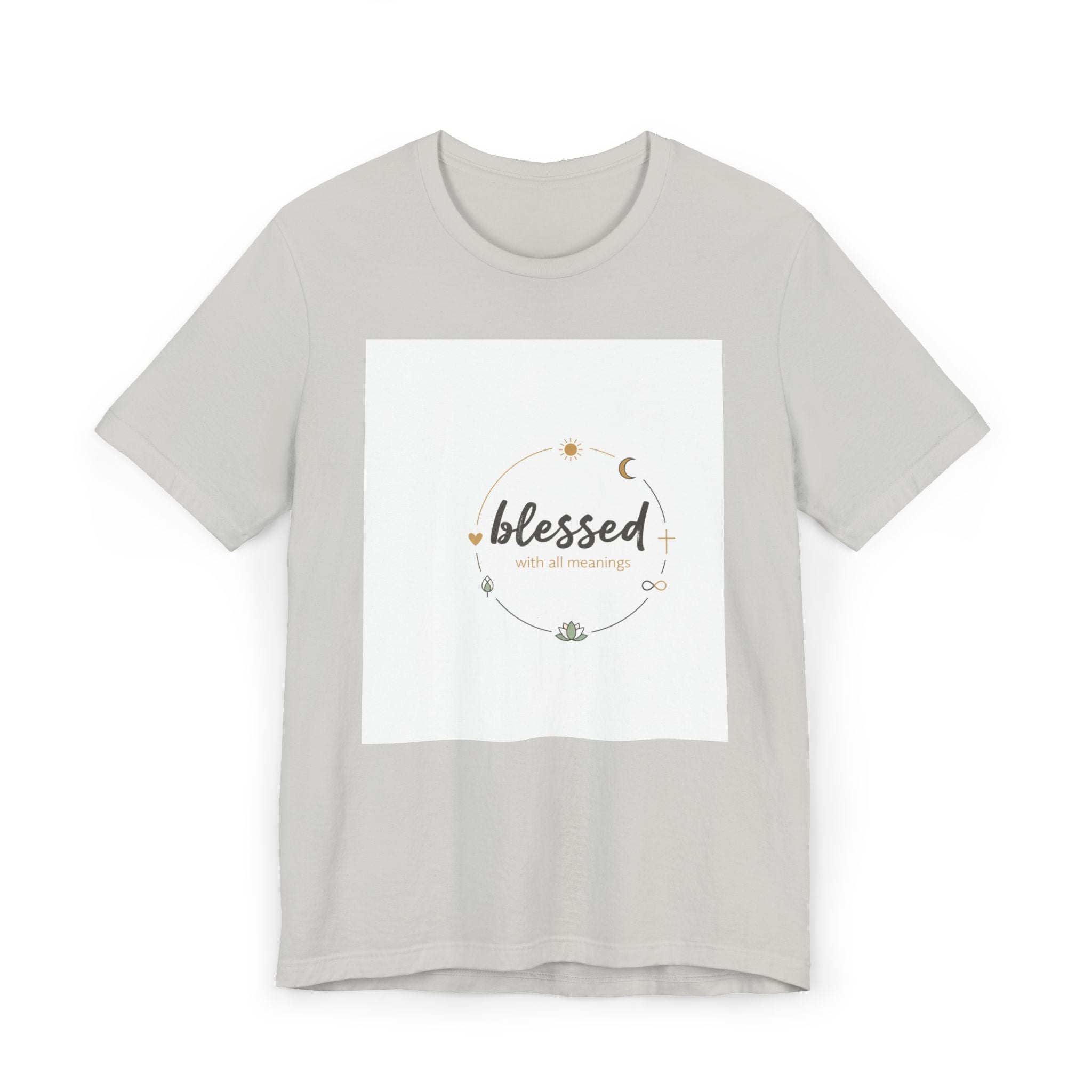 Blessed Mama T-Shirt — Minimal Spiritual 'Blessed' Mother's Day Tee