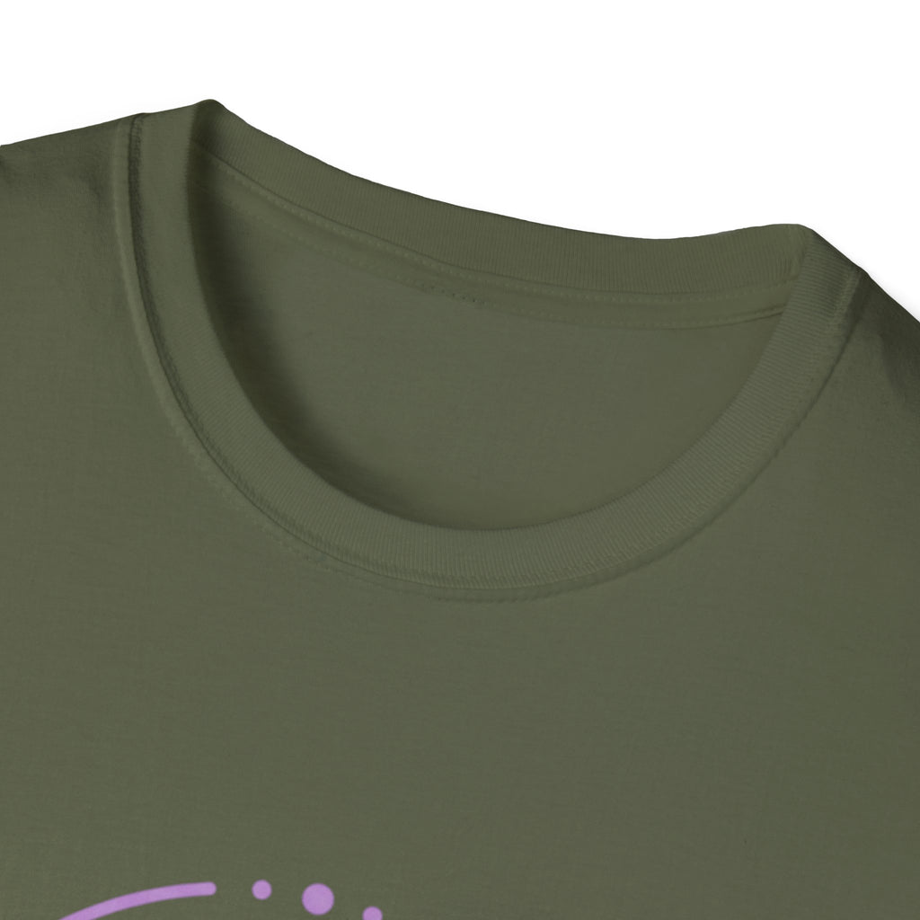 Epilepsy Awareness T-Shirt — Purple Ribbon Brain Design