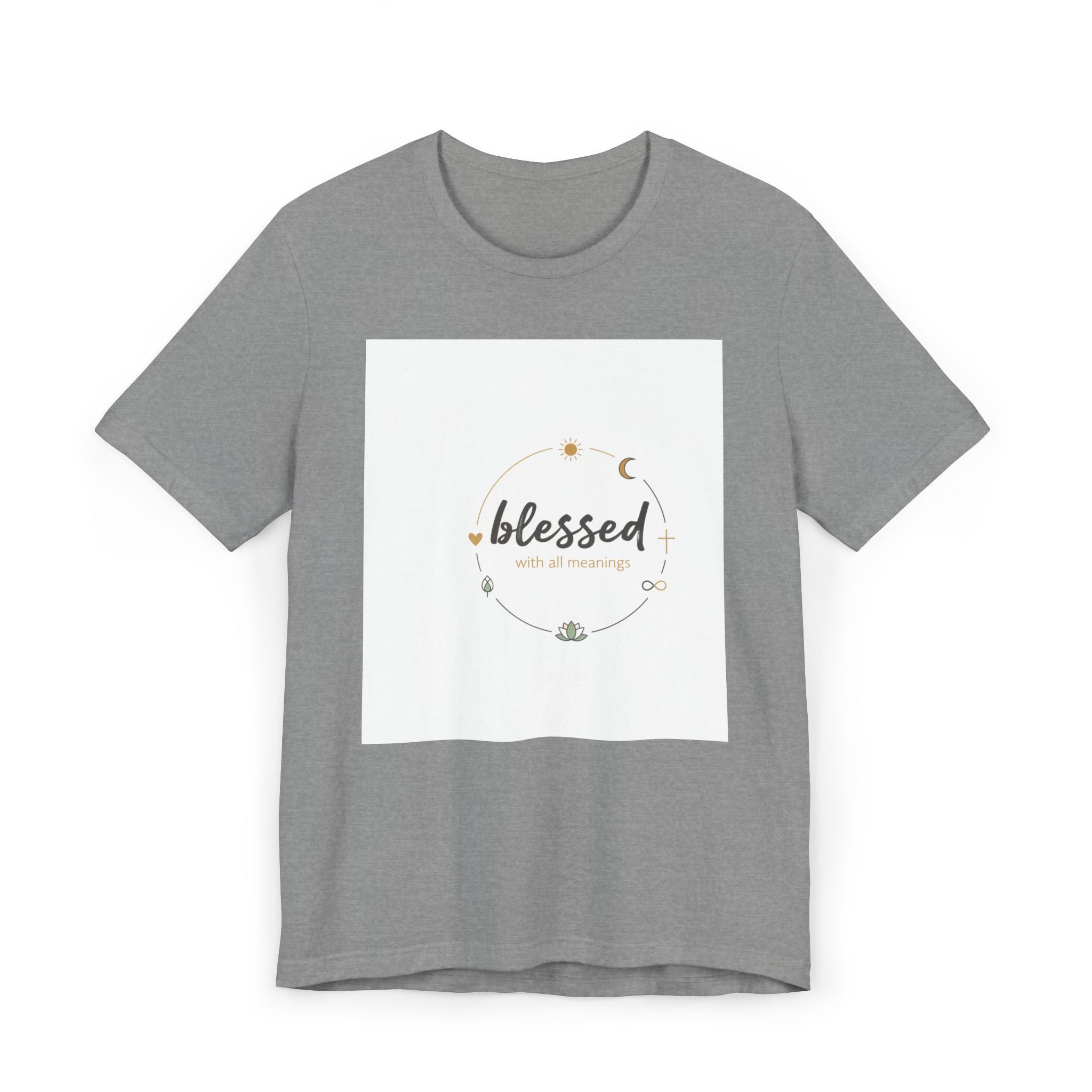 Blessed Mama T-Shirt — Minimal Spiritual 'Blessed' Mother's Day Tee