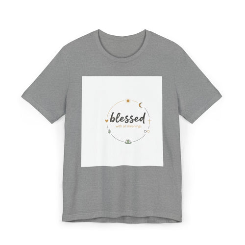 Blessed Mama T-Shirt — Minimal Spiritual 'Blessed' Mother's Day Tee