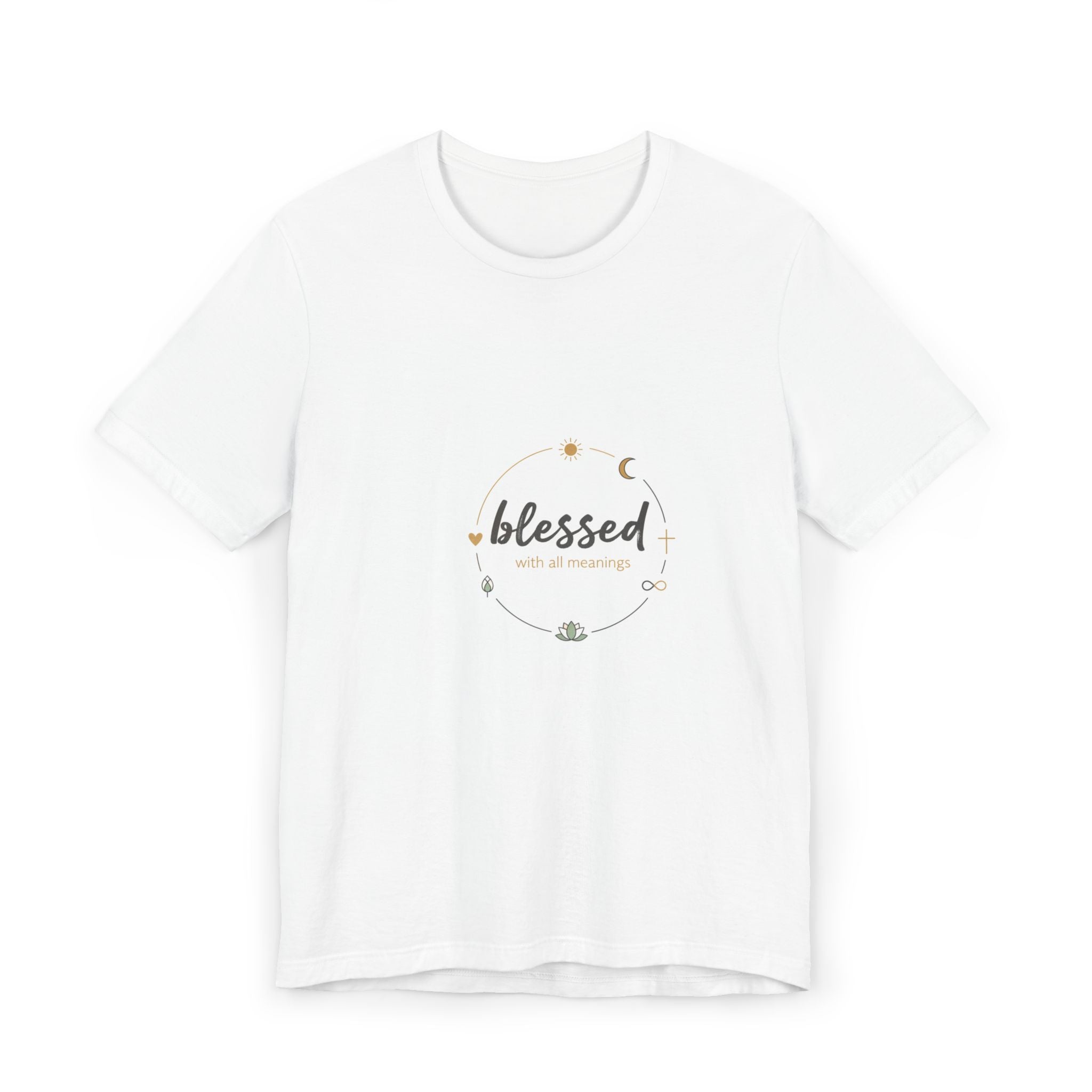 Blessed Mama T-Shirt — Minimal Spiritual 'Blessed' Mother's Day Tee