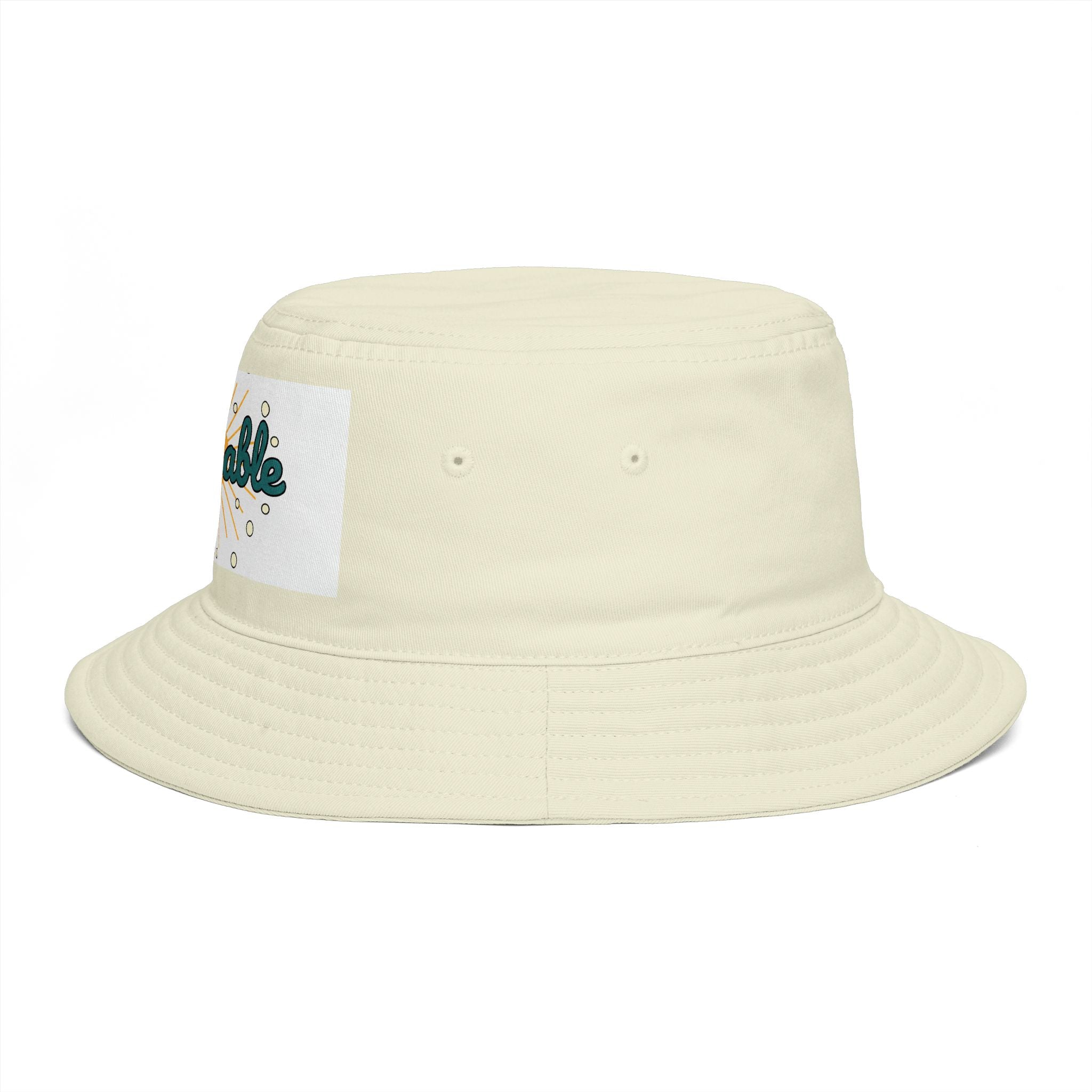 Enjoyable Retro Sunburst Bucket Hat – Casual Outdoor Summer Accessory
