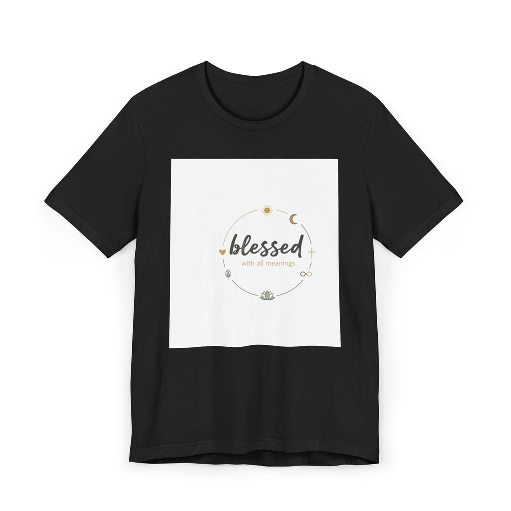 Blessed Mama T-Shirt — Minimal Spiritual 'Blessed' Mother's Day Tee