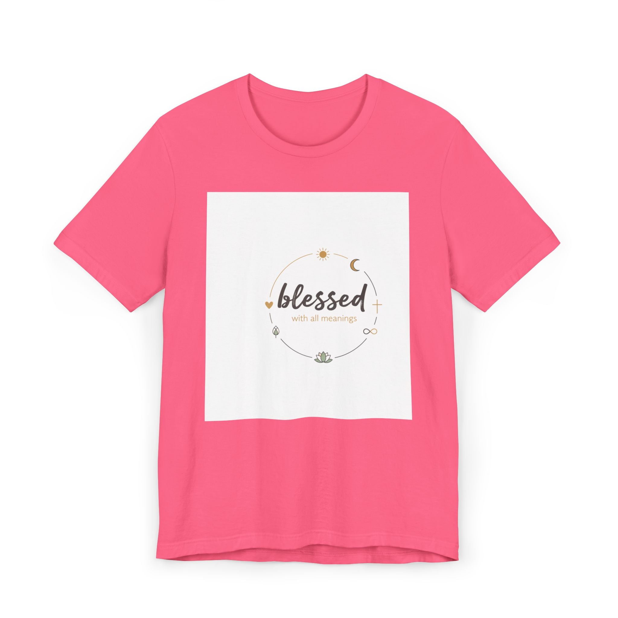 Blessed Mama T-Shirt — Minimal Spiritual 'Blessed' Mother's Day Tee
