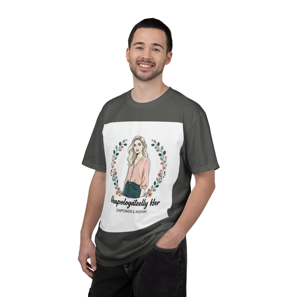 Unapologetically Her T-Shirt — Empowering Feminine Graphic Tee ("Unapologetically Her: Empower & Inspire")