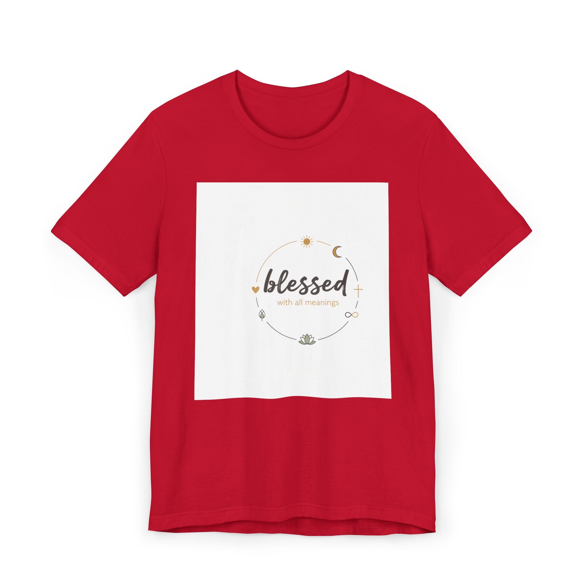 Blessed Mama T-Shirt — Minimal Spiritual 'Blessed' Mother's Day Tee