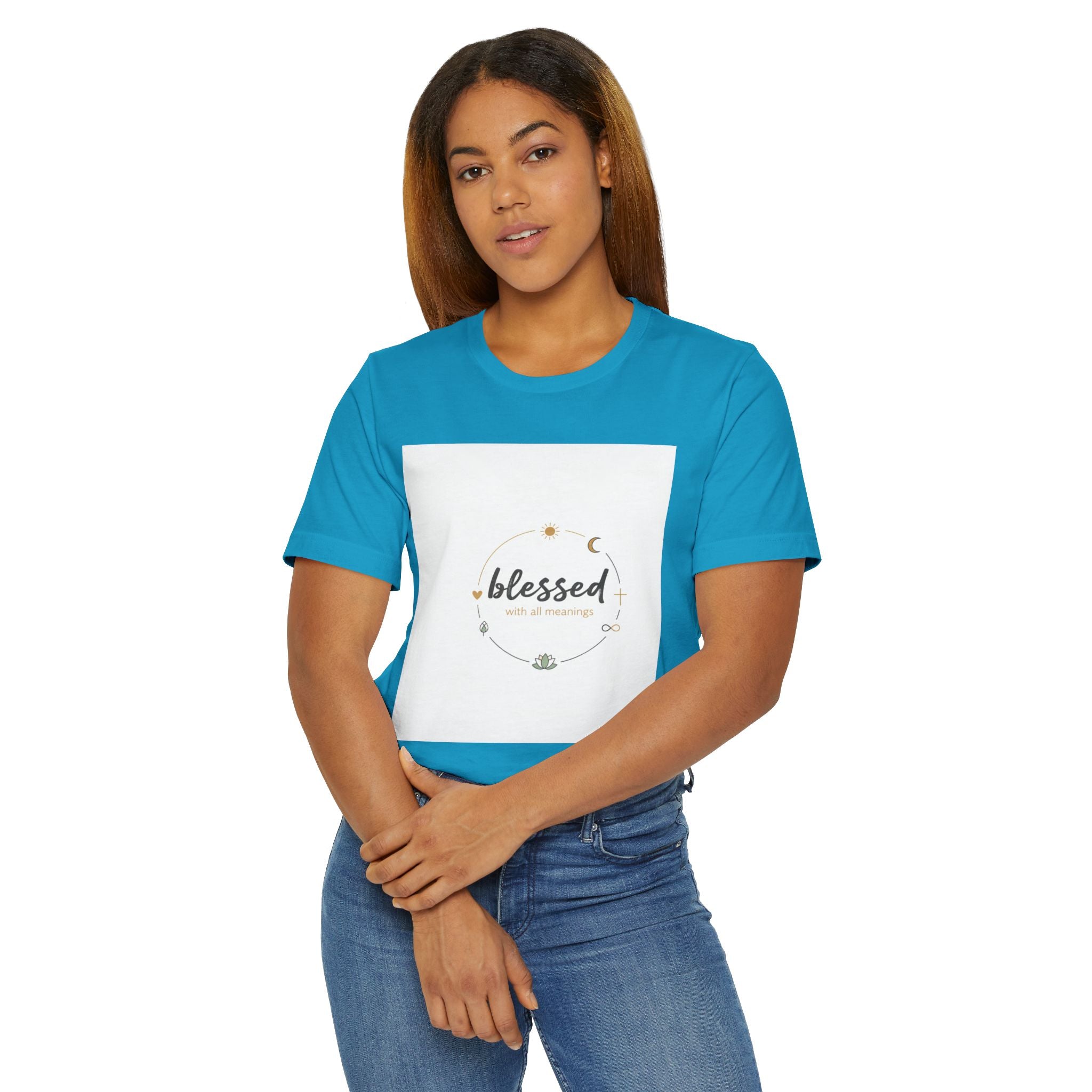 Blessed Mama T-Shirt — Minimal Spiritual 'Blessed' Mother's Day Tee