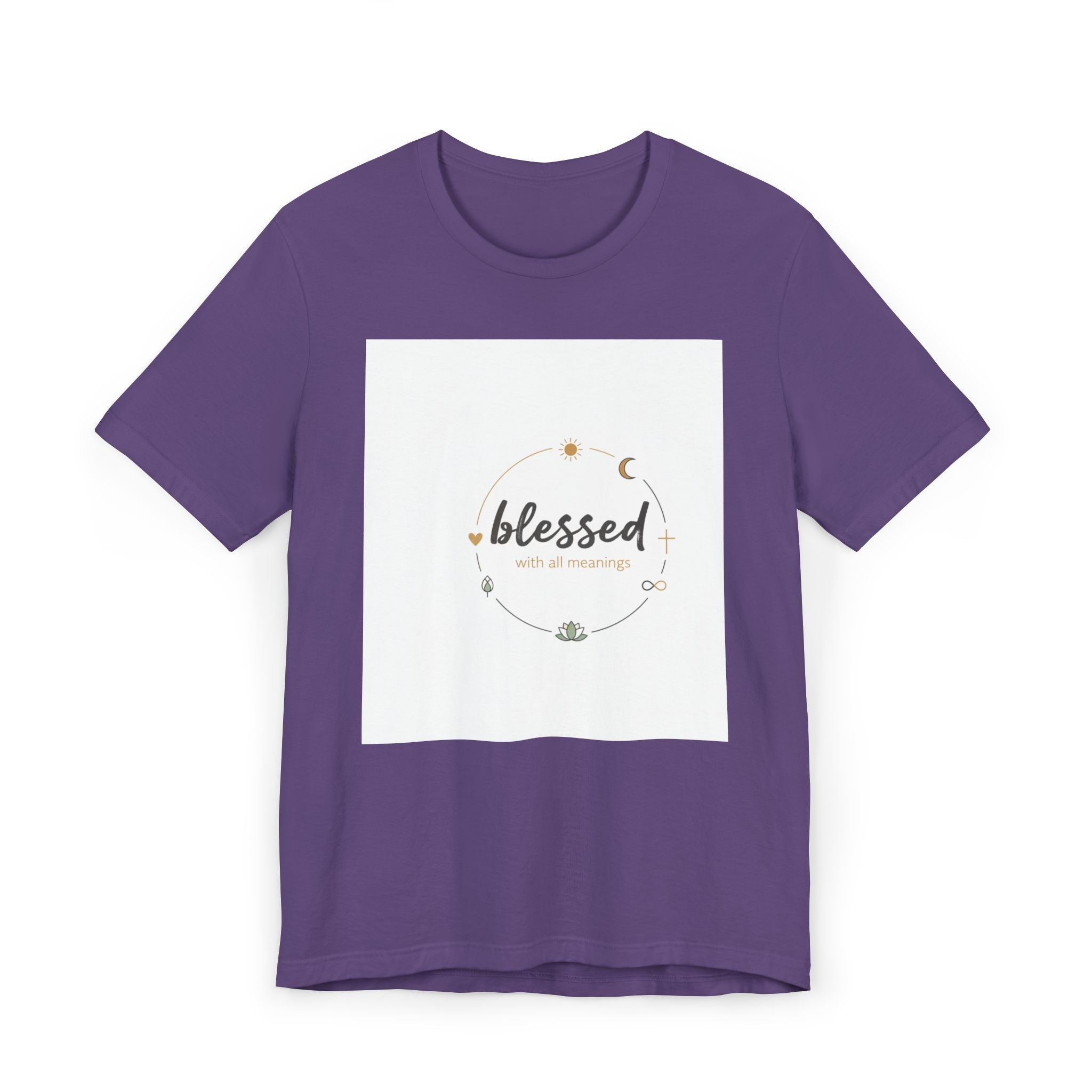 Blessed Mama T-Shirt — Minimal Spiritual 'Blessed' Mother's Day Tee