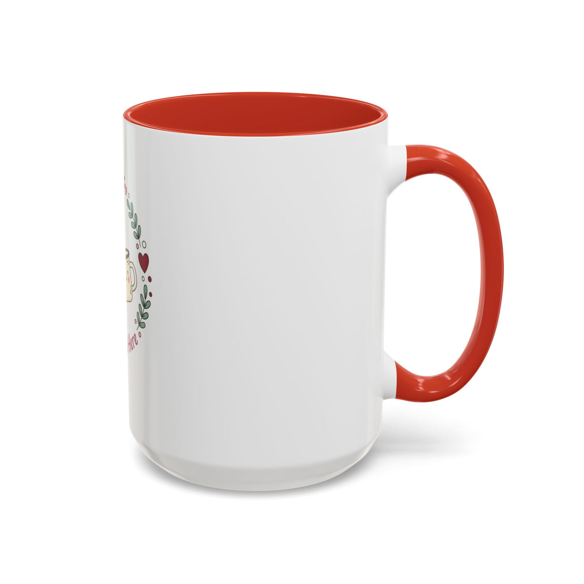 Love Brewed Here Coffee Mug — Cute Kawaii Couples Mug (11/15oz)