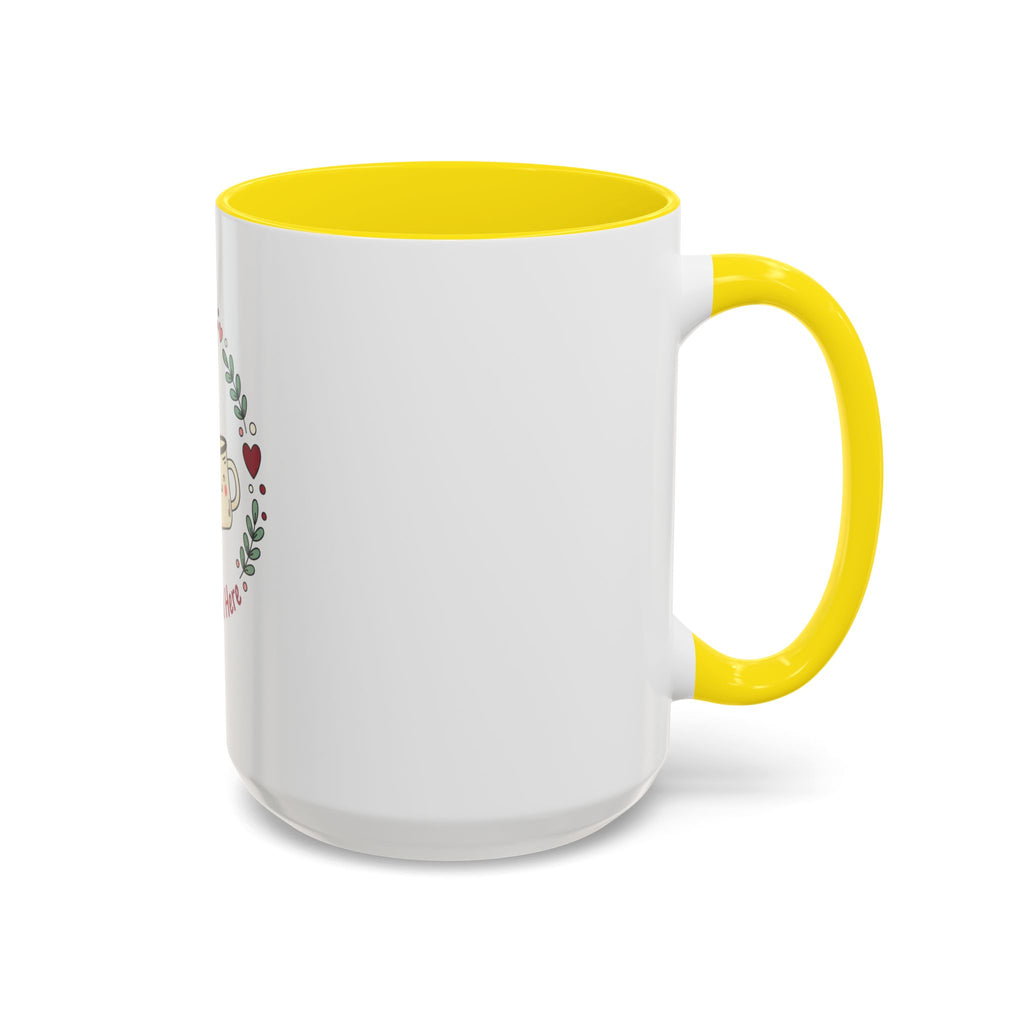 Love Brewed Here Coffee Mug — Cute Kawaii Couples Mug (11/15oz)