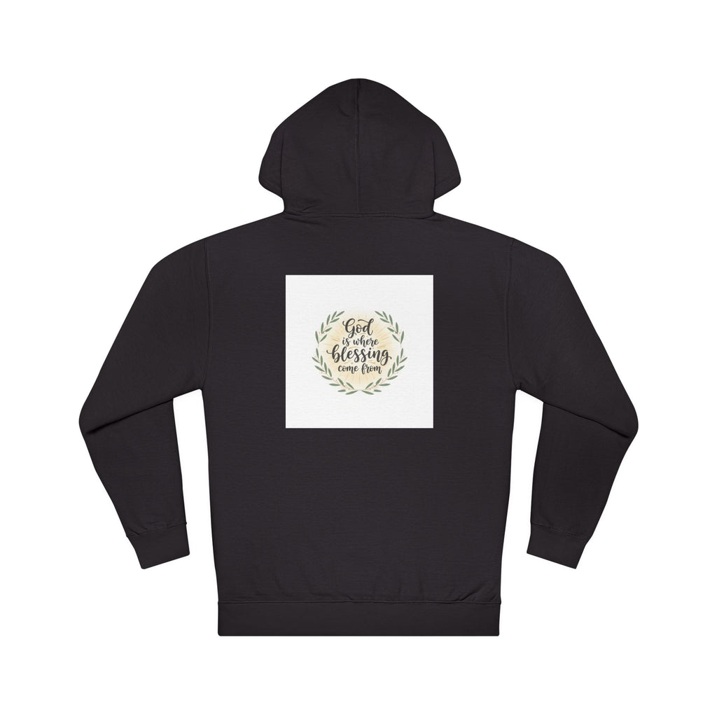 God Is My Blessing Hoodie — Faith-Based Wreath Pullover