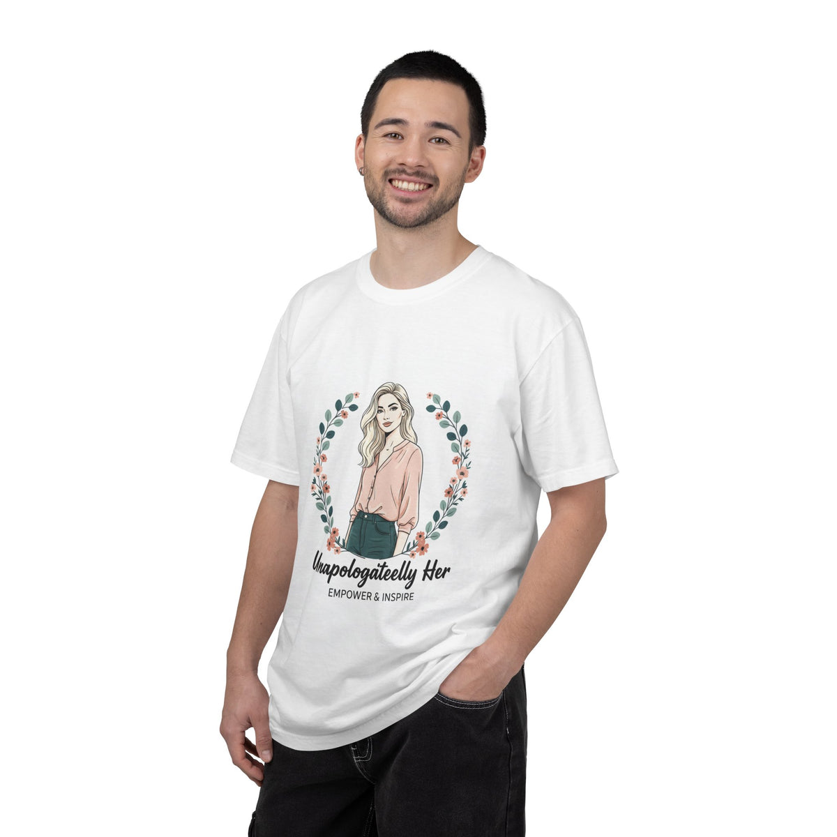 Unapologetically Her T-Shirt — Empowering Feminine Graphic Tee ("Unapologetically Her: Empower & Inspire")