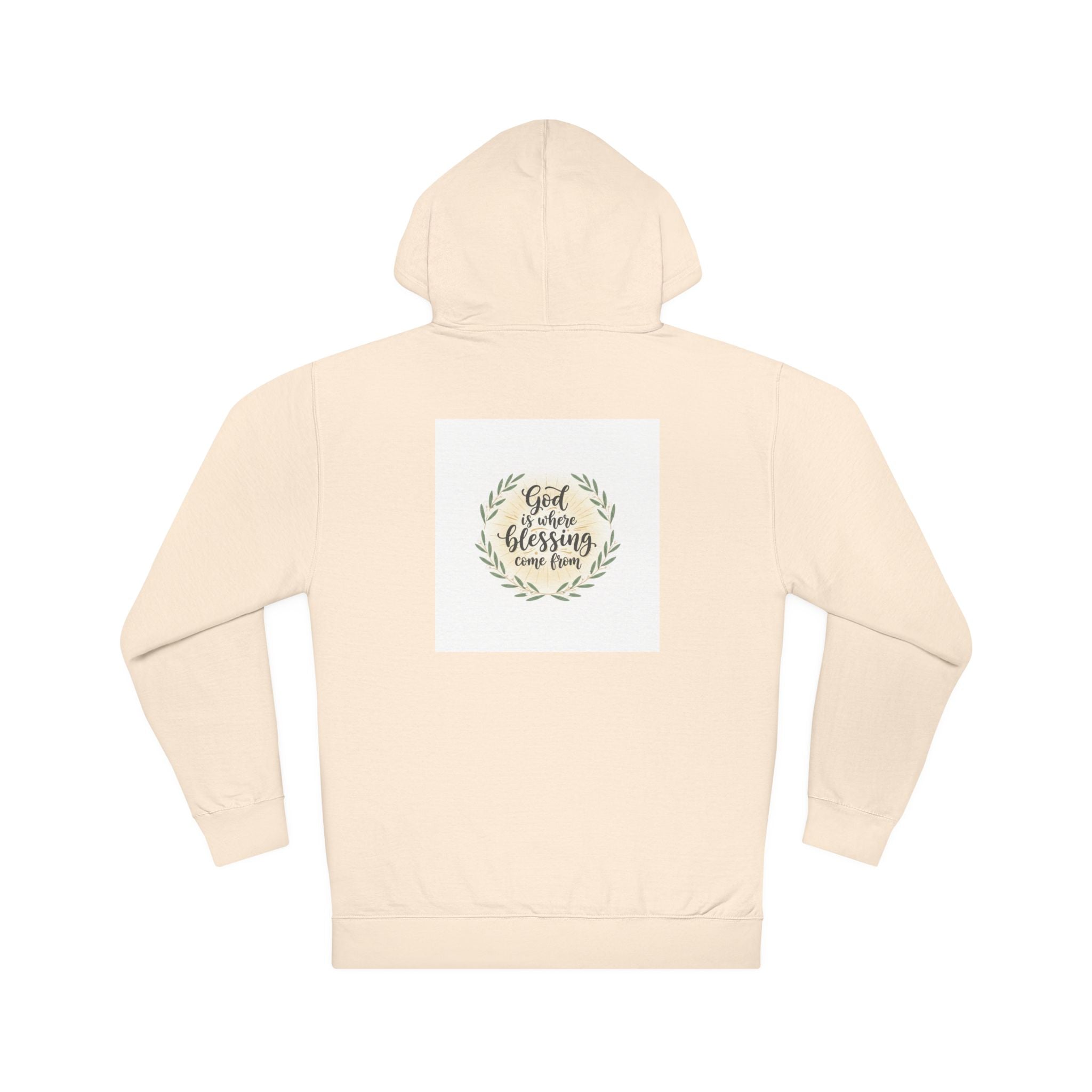 God Is My Blessing Hoodie — Faith-Based Wreath Pullover